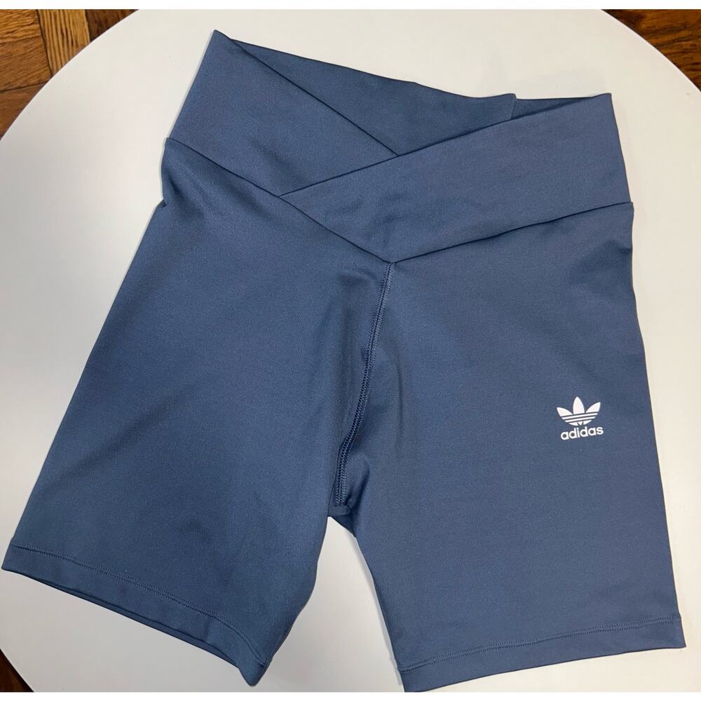Adidas Originals Cross High Waist Cycle Shorts Sz Small JD8640
